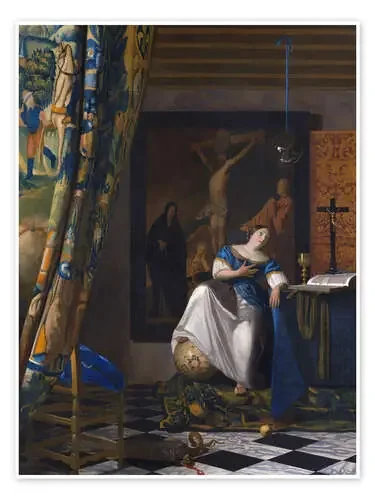 La alegoría de la fe de Jan Vermeer Master Collection