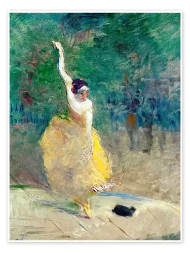 La bailarina española de Henri de Toulouse-Lautrec Master Collection