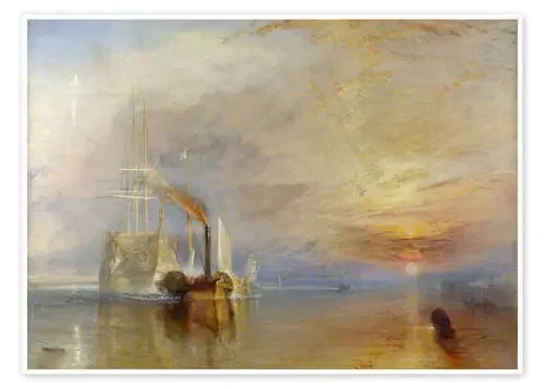La batalla de Temeraire de Joseph Mallord William Turner Master Collection