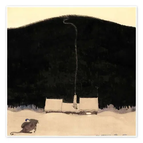 La casa al pie de la montaña de John Bauer Master Collection