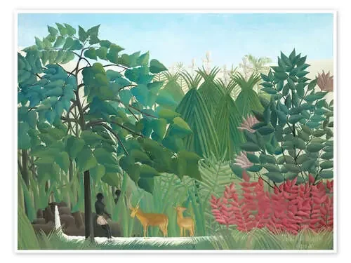 La cascada de Henri Rousseau Master Collection
