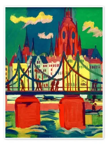 La catedral de frankfurt de Ernst Ludwig Kirchner akg-images