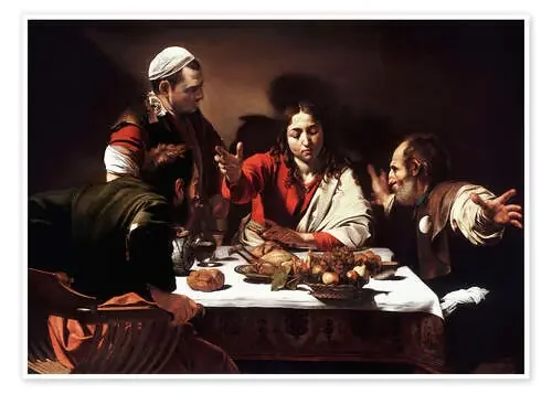 La cena de Emaús de Michelangelo Merisi (Caravaggio) Master Collection