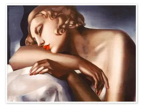 La chica durmiendo de Tamara de Lempicka