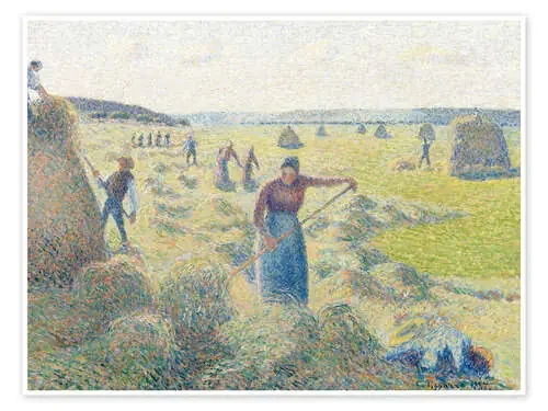 La cosecha del heno, Eragny de Camille Pissarro Master Collection