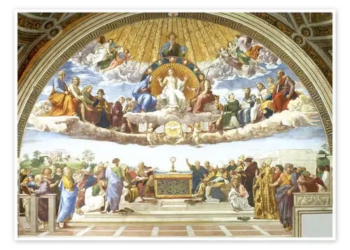 La disputa del sacramento de Raffael Master Collection