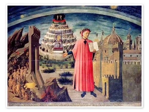 La Divina Comedia ilumina Florencia de Domenico di Michelino Bridgeman Images
