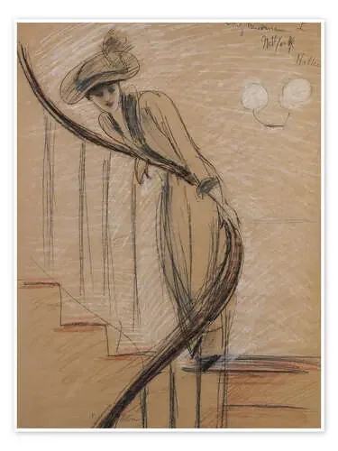 La escalera de Paul Cesar Francois Helleu Bridgeman Images