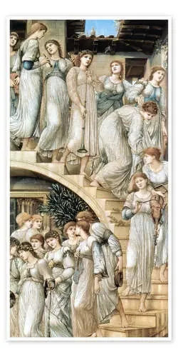 La escalera dorada de Edward Burne-Jones Master Collection
