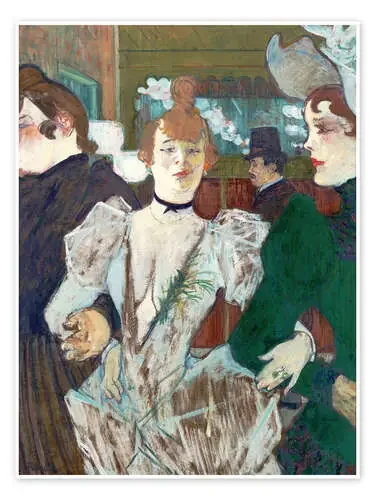la Goulue at the Cabaret de Henri de Toulouse-Lautrec Master Collection