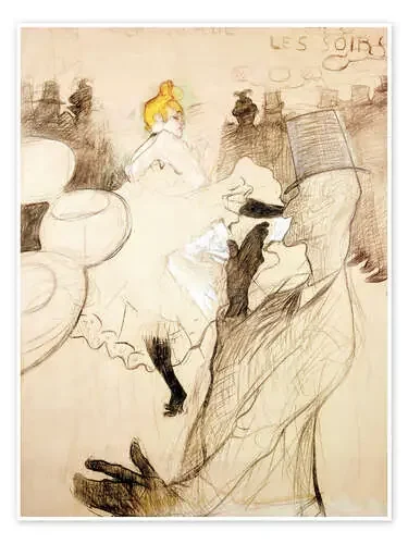 La Goulue et Valentin le Désossé de Henri de Toulouse-Lautrec akg-images