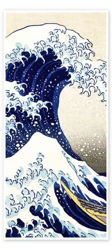 La gran ola de Kanagawa II de Katsushika Hokusai Master Collection