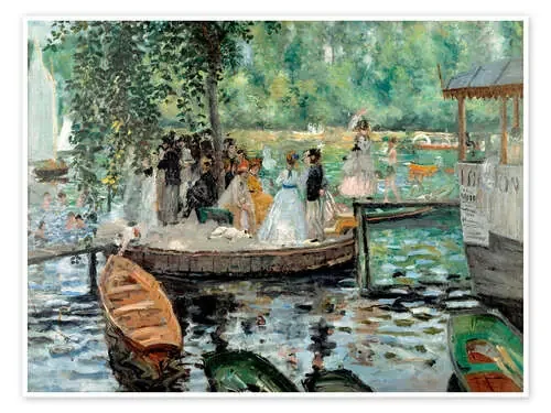 La Grenouillerell.ww de Pierre-Auguste Renoir Master Collection