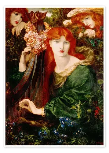 La guirnalda de Dante Charles Gabriel Rossetti akg-images