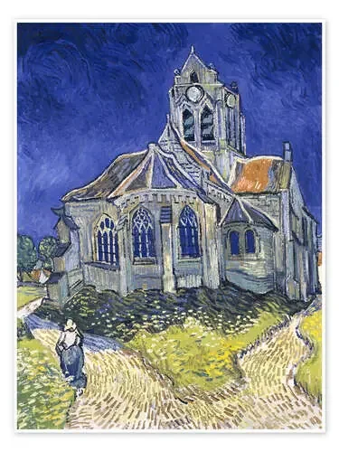 La iglesia de Auvers-sur-Oise de Vincent van Gogh Master Collection