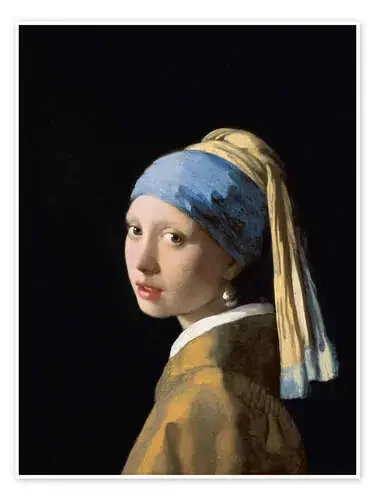 La Joven de la Perla de Jan Vermeer Master Collection