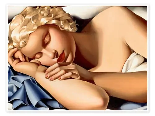 La mujer dormida de Tamara de Lempicka