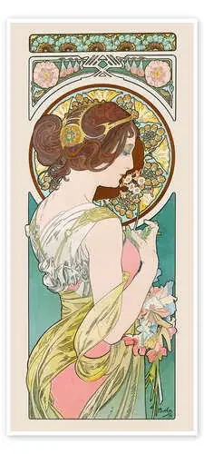 La primavera de Alfons Mucha Master Collection