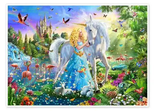 La princesa, el unicornio y el castillo de Adrian Chesterman MGL Licensing