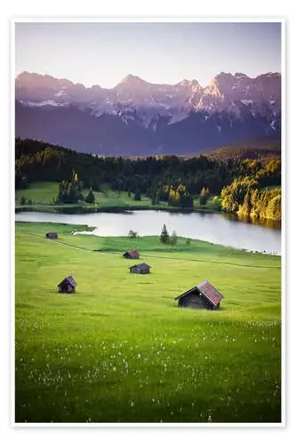 La salida del sol en los Alpes de Dennis Fischer