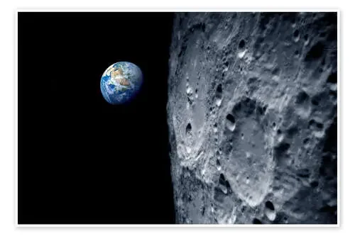 La Tierra vista desde la Luna de Detlev van Ravenswaay Science Photo Library