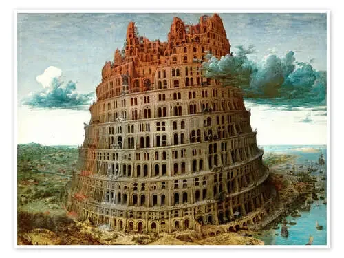 La torre de Babel de Pieter Brueghel d.Ä. Master Collection