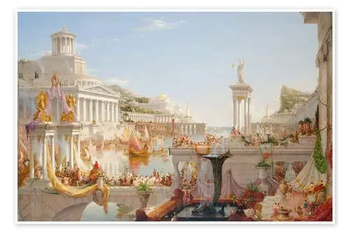 La vida del Imperio (La Culminación del Imperio) de Thomas Cole Master Collection