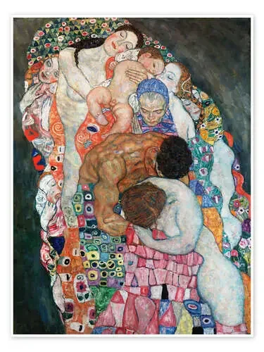 La Vida (detalles) de Gustav Klimt Master Collection