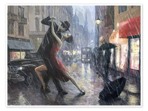 La vida es un baile bajo la lluvia II de Adrian Borda