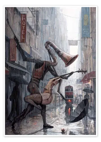 La vida es un baile en la lluvia de Adrian Borda