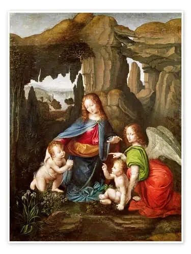 La Virgen de las Rocas de Leonardo da Vinci Bridgeman Images