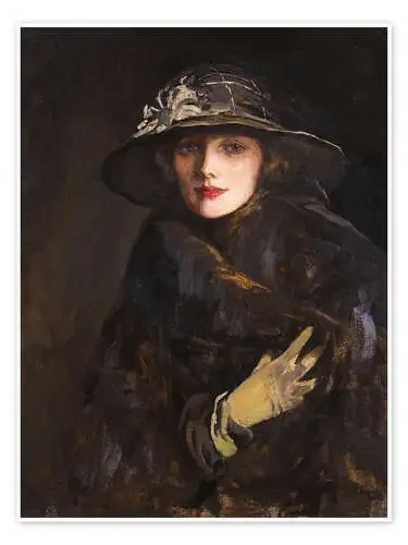 Lady Gwendoline Churchill de Sir John Lavery Master Collection