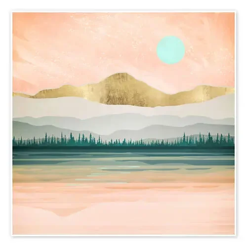 Lago del bosque en primavera de SpaceFrog Designs
