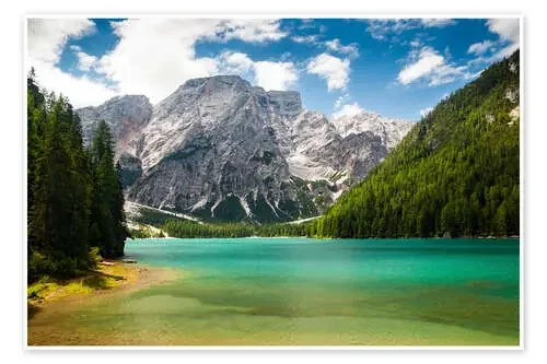 Lake Braies in South Tyrol , Lago di Braies de Reiner Würz