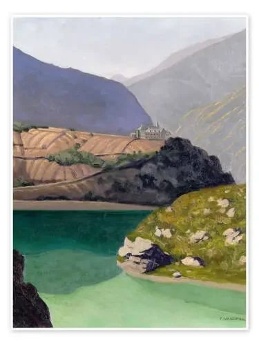 Lake Geronde, Sierre de Félix Édouard Vallotton Bridgeman Images