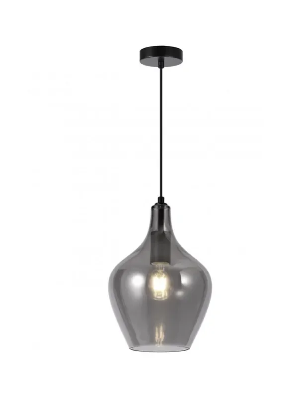 Lámpara Colgante Cristal Fumé