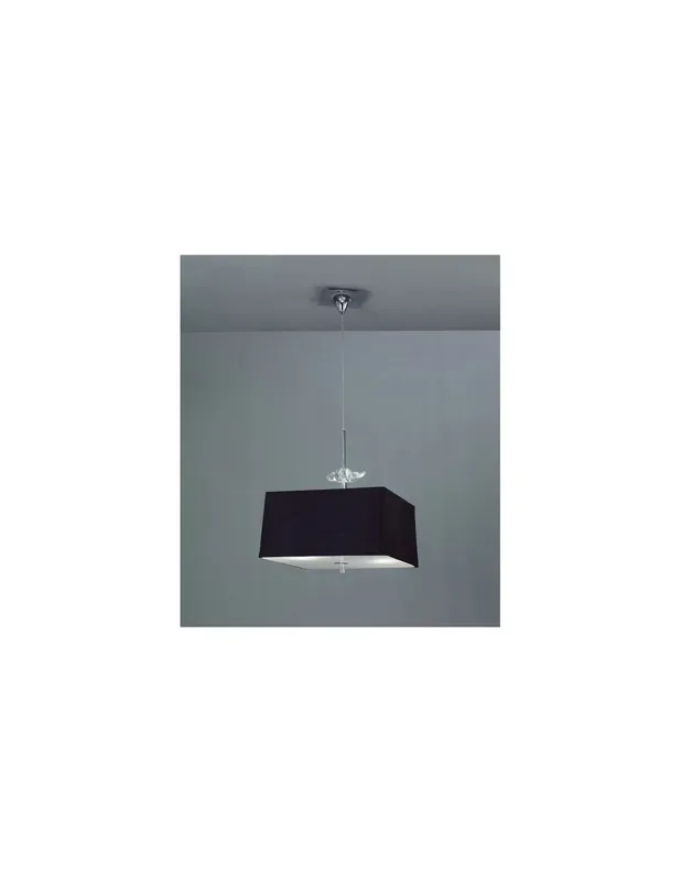 Lámpara Colgante Pantalla Negra