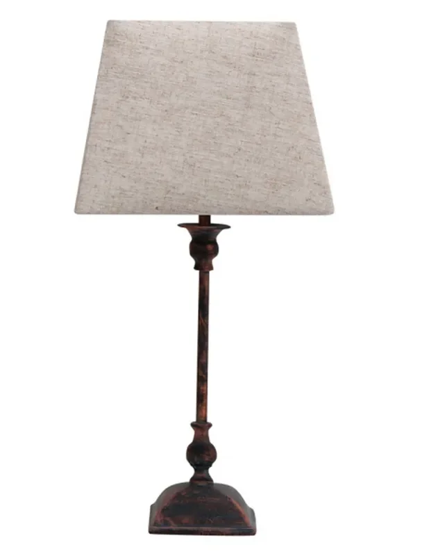 Lámpara de Mesa Percasol Pantalla Cuadrada