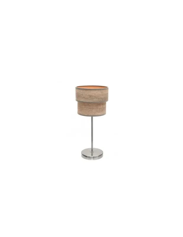 Lámpara de Mesa Tejido Imitación Madera
