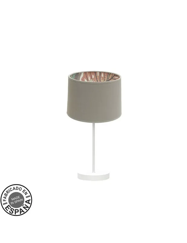 Lámpara de Mesa Túnez Pantalla Topo