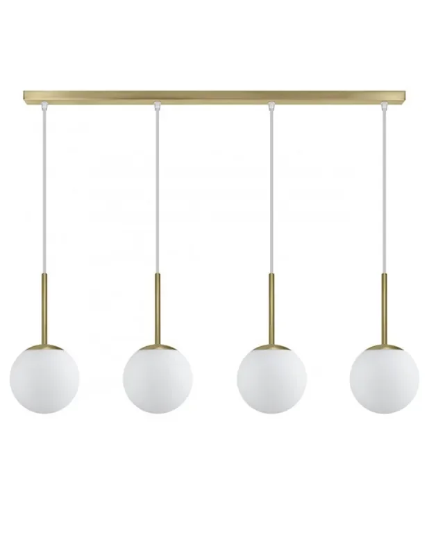 Lámpara de Techo Lineal de 4 Luces.