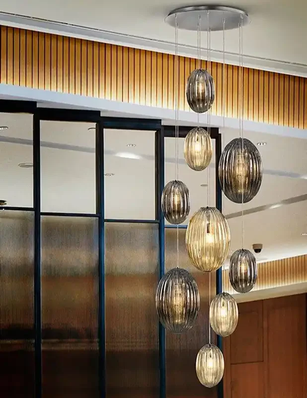 Lámpara Ovila 9 Luces Dimable CON O SIN MANDO