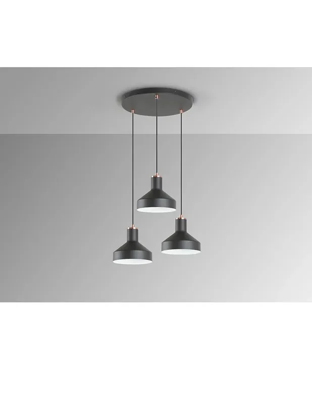 Lámpara Plafón Irias 3 Luces Schuller