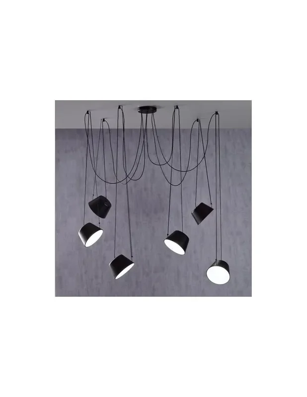 Lámpara Sento 6 Luces Negro