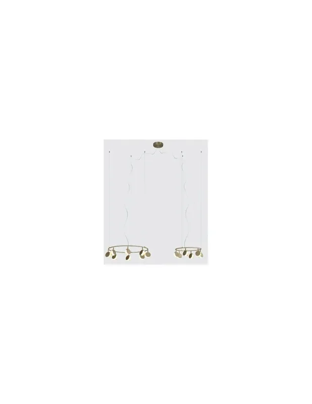 Lámpara Shell Mantra 46+66 cm