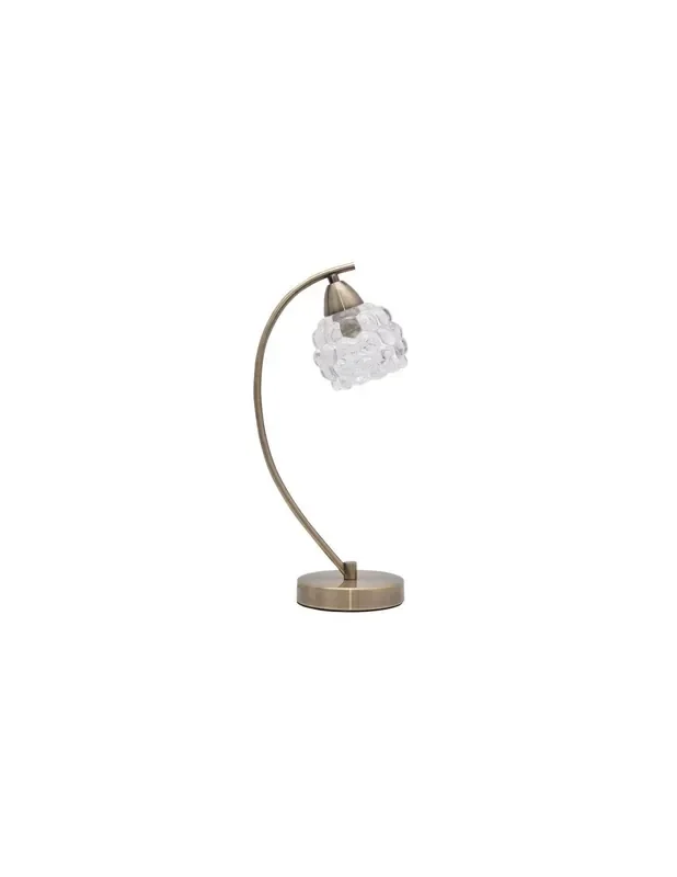 Lámpara sobremesa tulipa cristal