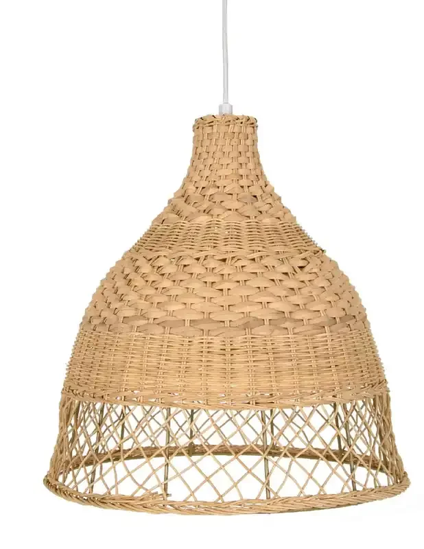Lámpara Techo Rattan Trenzado