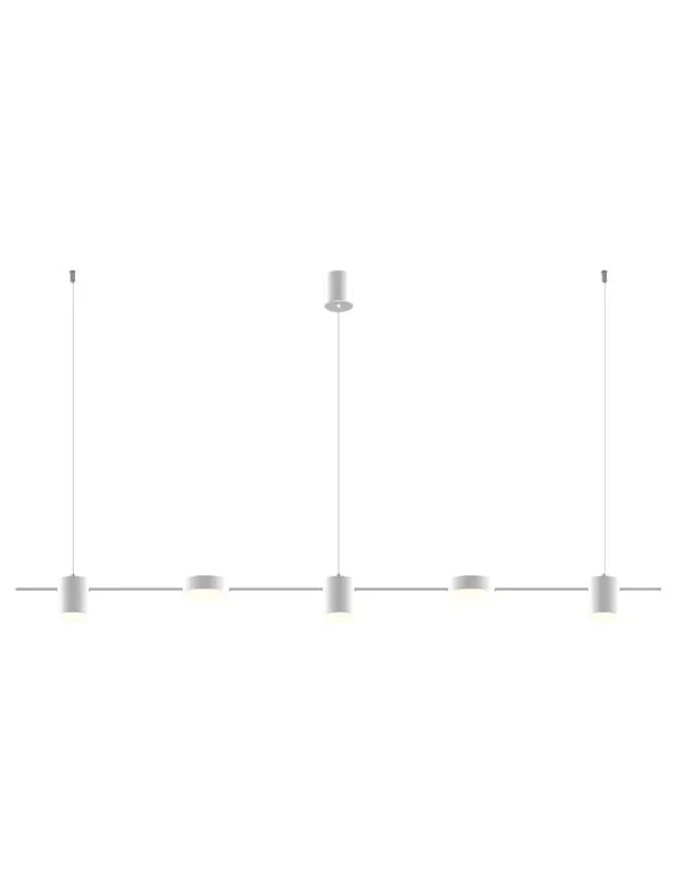Lámparas Led Blanca Arenada 5 Luces
