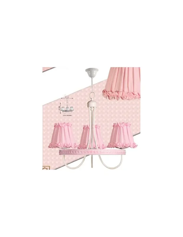 Lámparas Pantalla Rosa