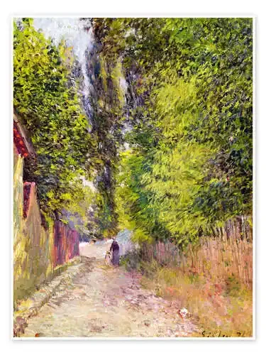 Landscape near Louveciennes de Alfred Sisley Bridgeman Images